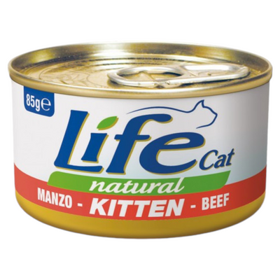 LIFE Cat Kitten Manzo 85Gr