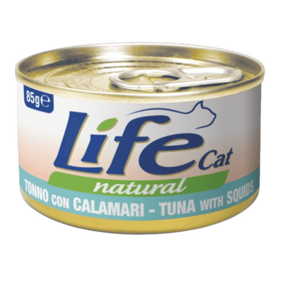 LIFE Cat Tonno con Calamari 85gr