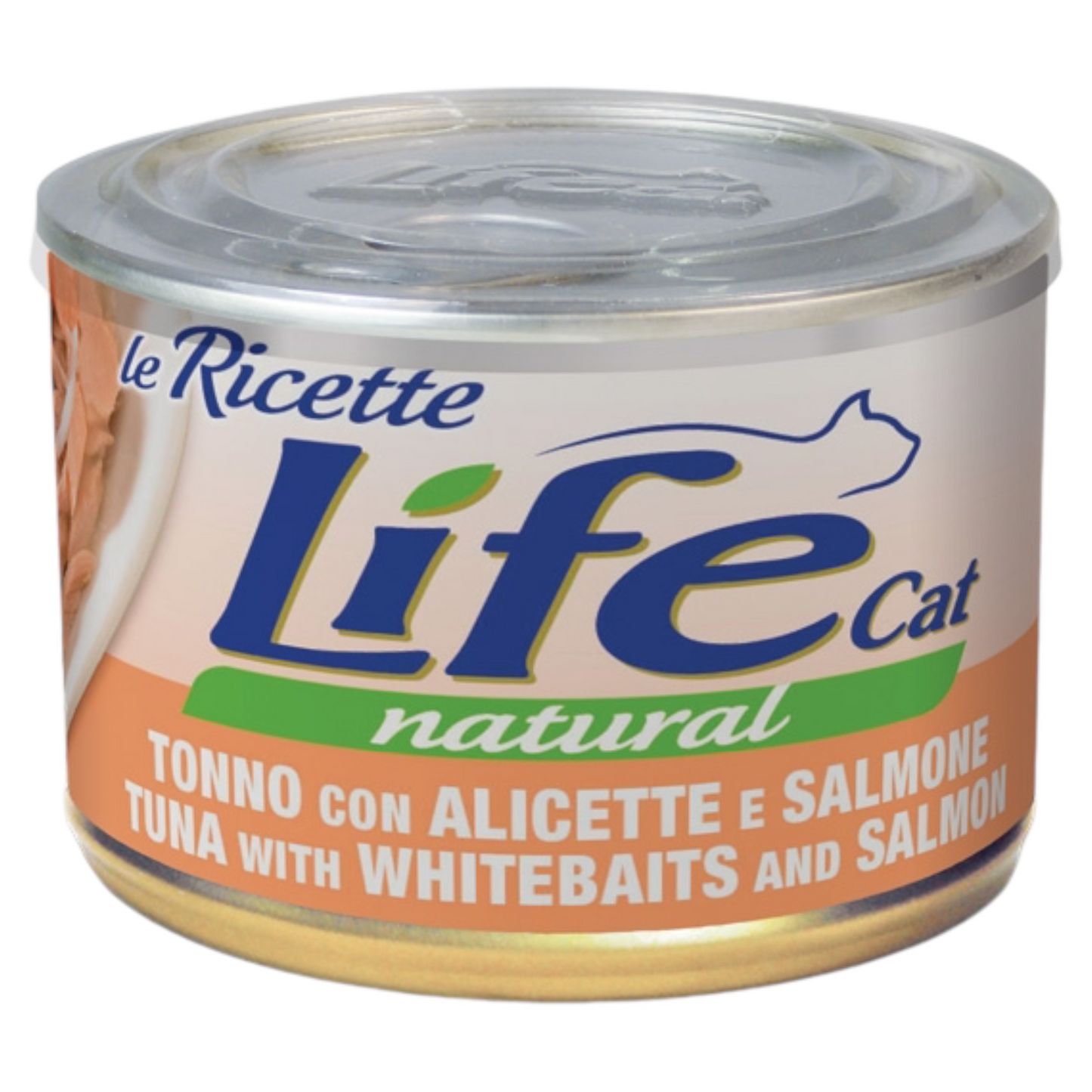 LIFE Cat Tonno con Alicette e Salmone 150gr