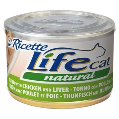 LIFE Cat Tonno con Pollo e Fegatini 150gr