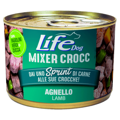 LIFE Dog Mixer Crocc Agnello con Fagiolini e Zucca 150gr