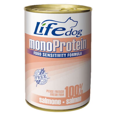 LIFE Dog Monoproteico al Salmone 400Gr