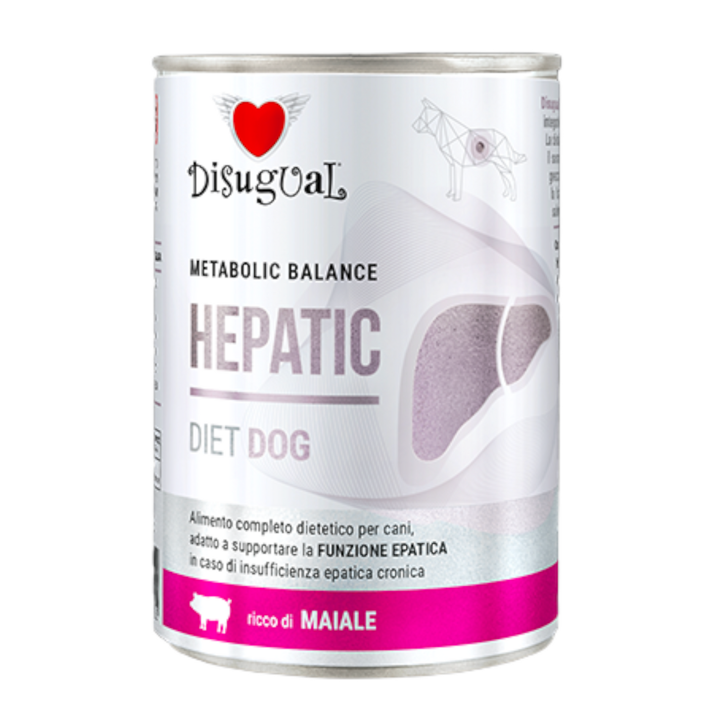 DISUGUAL Dog Hepatic Patè al Maiale 400gr