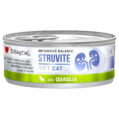 DISUGUAL Cat Struvite Patè alla Quaglia 85gr