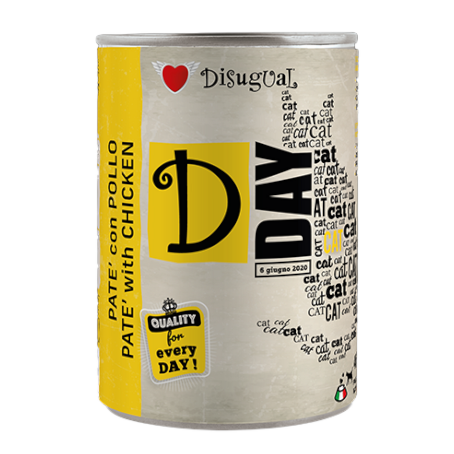 DISUGUAL Cat D-Day Patè con Pollo 400gr