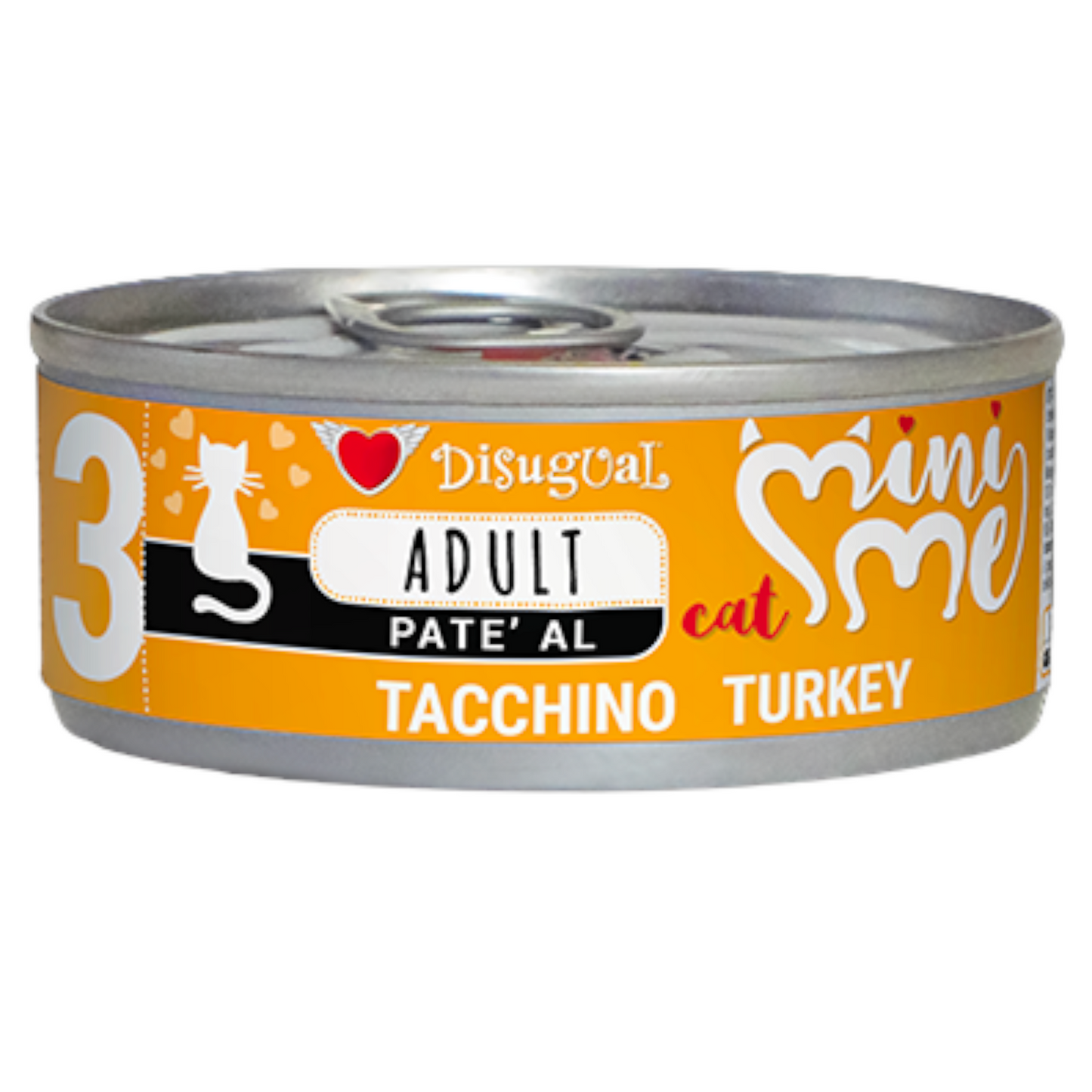DISUGUAL Gatto Mini Me 3 Patè al Tacchino 85gr