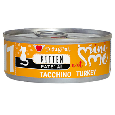 DISUGUAL Gatto Kitten Mini Me 11 Patè al Tacchino 85gr