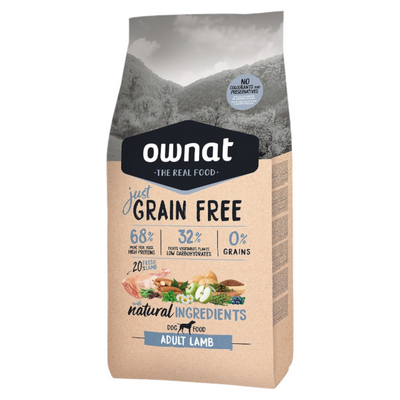 OWNAT Just Dog Adult Grain Free Agnello 3Kg