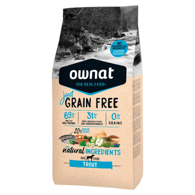 OWNAT Just Dog Grain Free Trota 14Kg