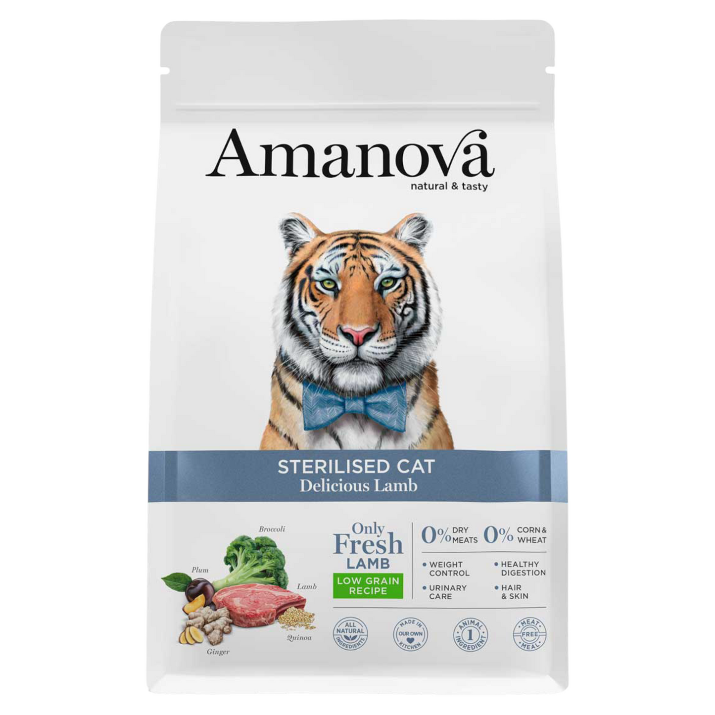 AMANOVA Gatto Sterilised all'Agnello Grain Free 1,5Kg