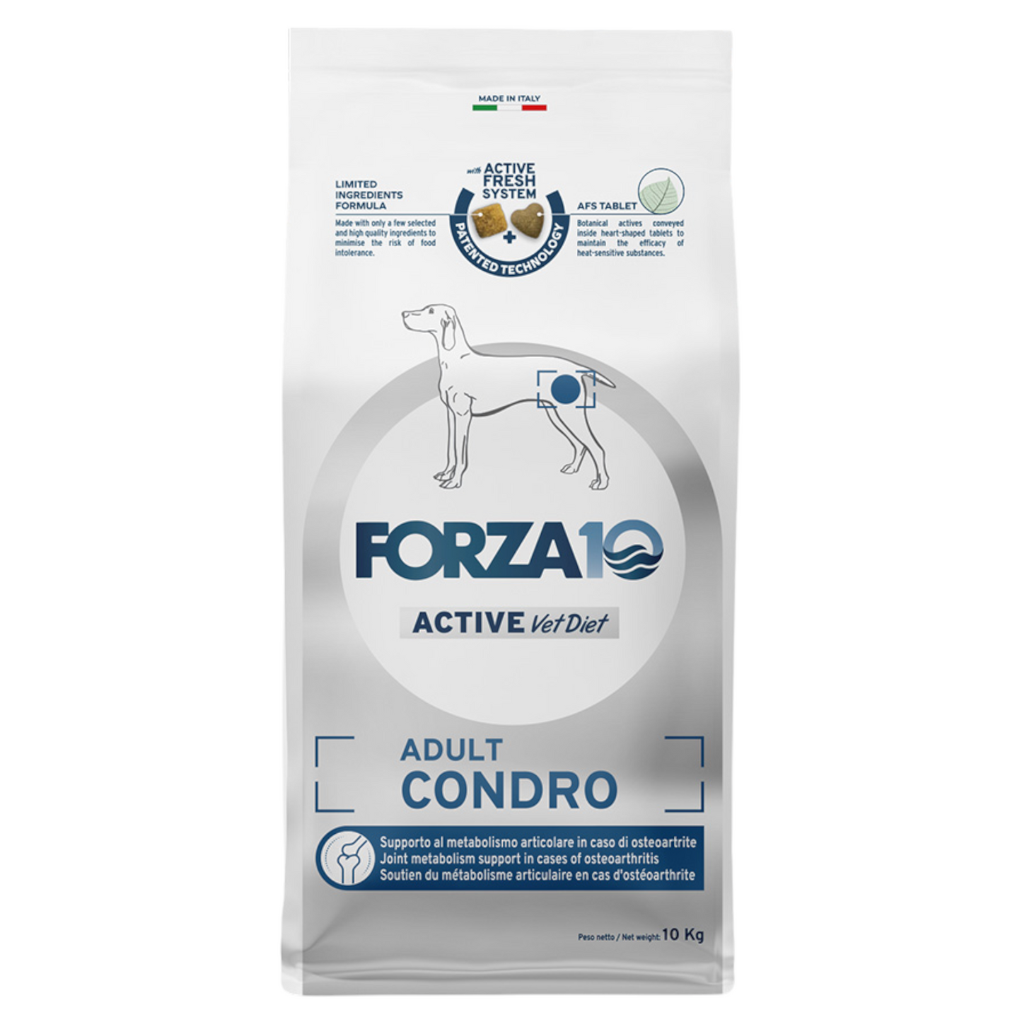 FORZA10 Dog CONDRO Active Vet Diet Adult 10Kg
