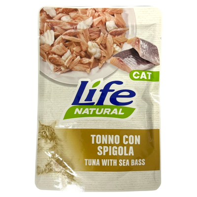 LIFE Cat Tonno con Spigola 70gr in busta