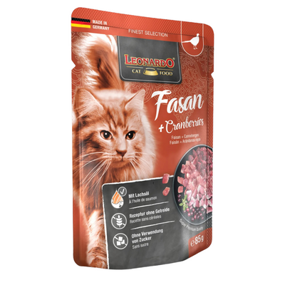 LEONARDO Fasan Fagiano e Mirtilli 85gr