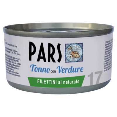 PARS 17 Filettini Naturali Tonno con Verdure 85Gr