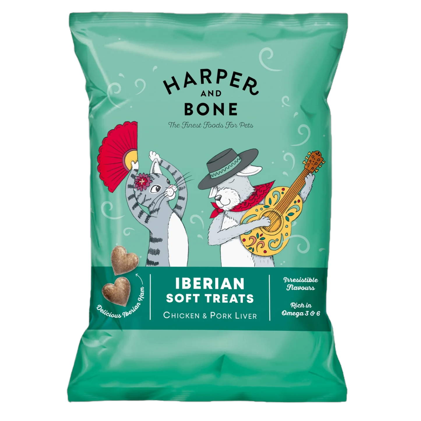 HARPER&BONE Soft Snack Cane e Gatto Pollo e Fegato 90gr
