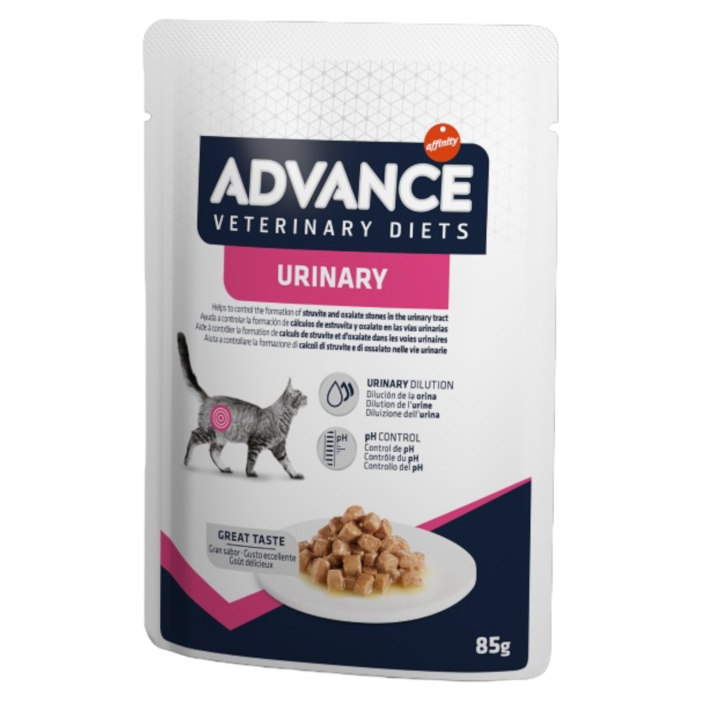 ADVANCE Gatto Urinary Bocconcini in salsa 12x85Gr