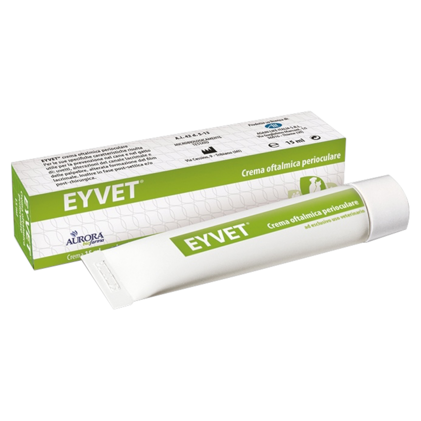 AURORA Eyvet Crema Oftalmica Cane e Gatto 15ml