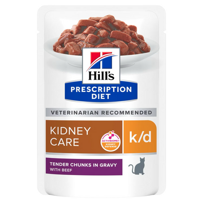 Hill's Gatto k/d Kidney Care Manzo 85Gr