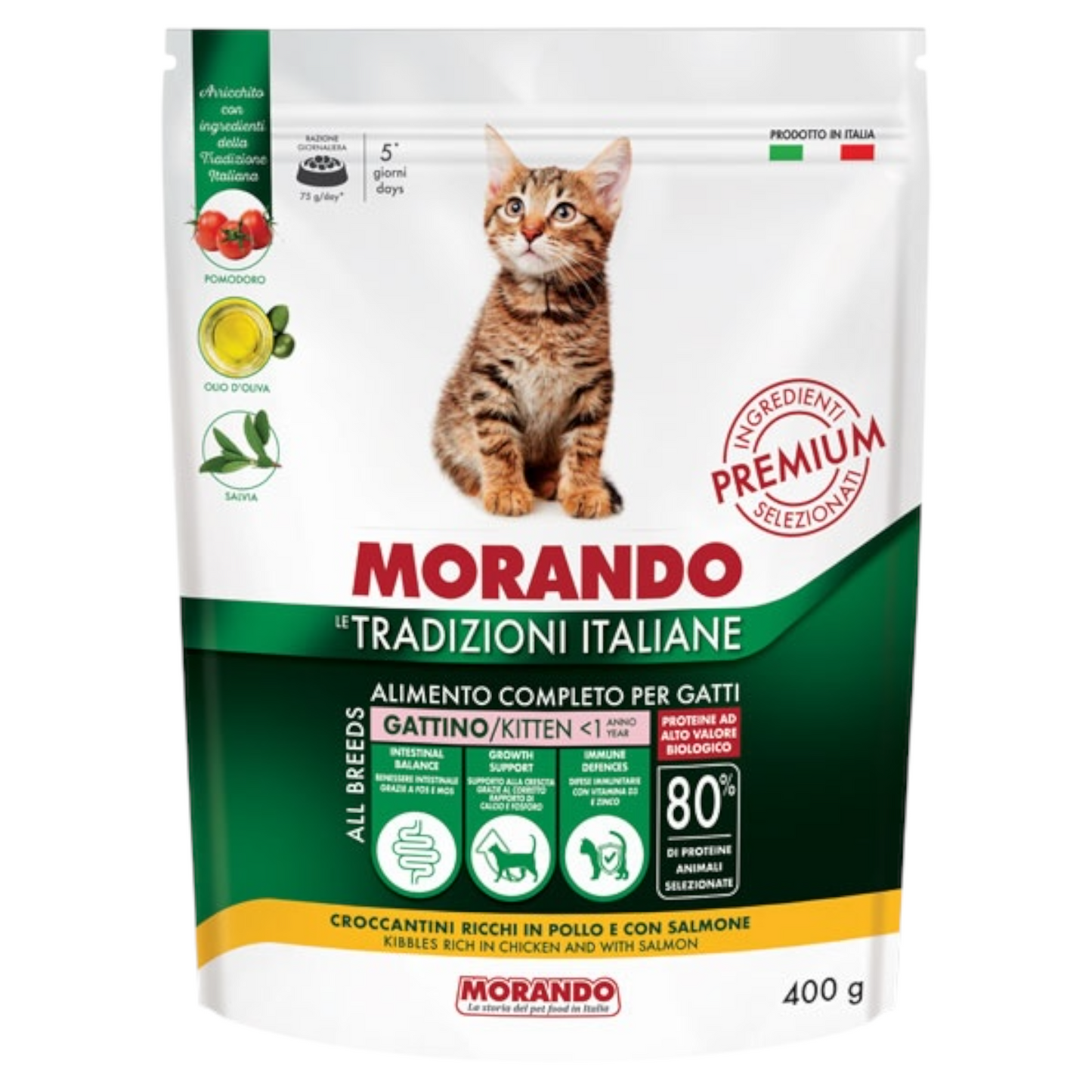 MORANDO Cat Kitten Pollo con Salmone 400gr