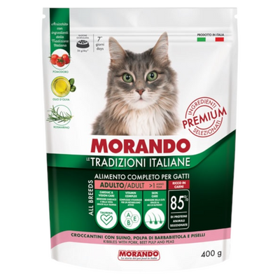 MORANDO Cat Adult Suino con Piselli 400gr