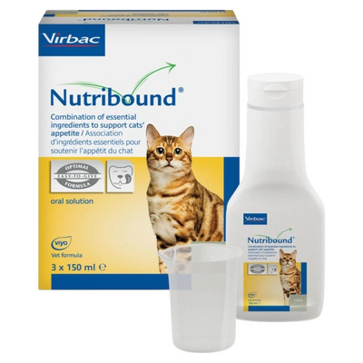 VIRBAC Nutribound Gatto 150ml - 3 Flaconi