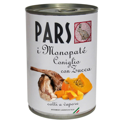 PARS Monopatè Coniglio con Zucca 395Gr