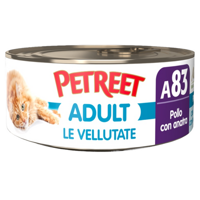 PETREET A83 Cat Vellutata Pollo con Anatra 70Gr