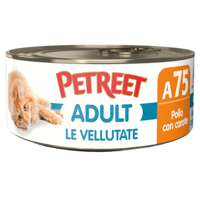 PETREET A75 Cat Vellutata Pollo con Carote 70Gr