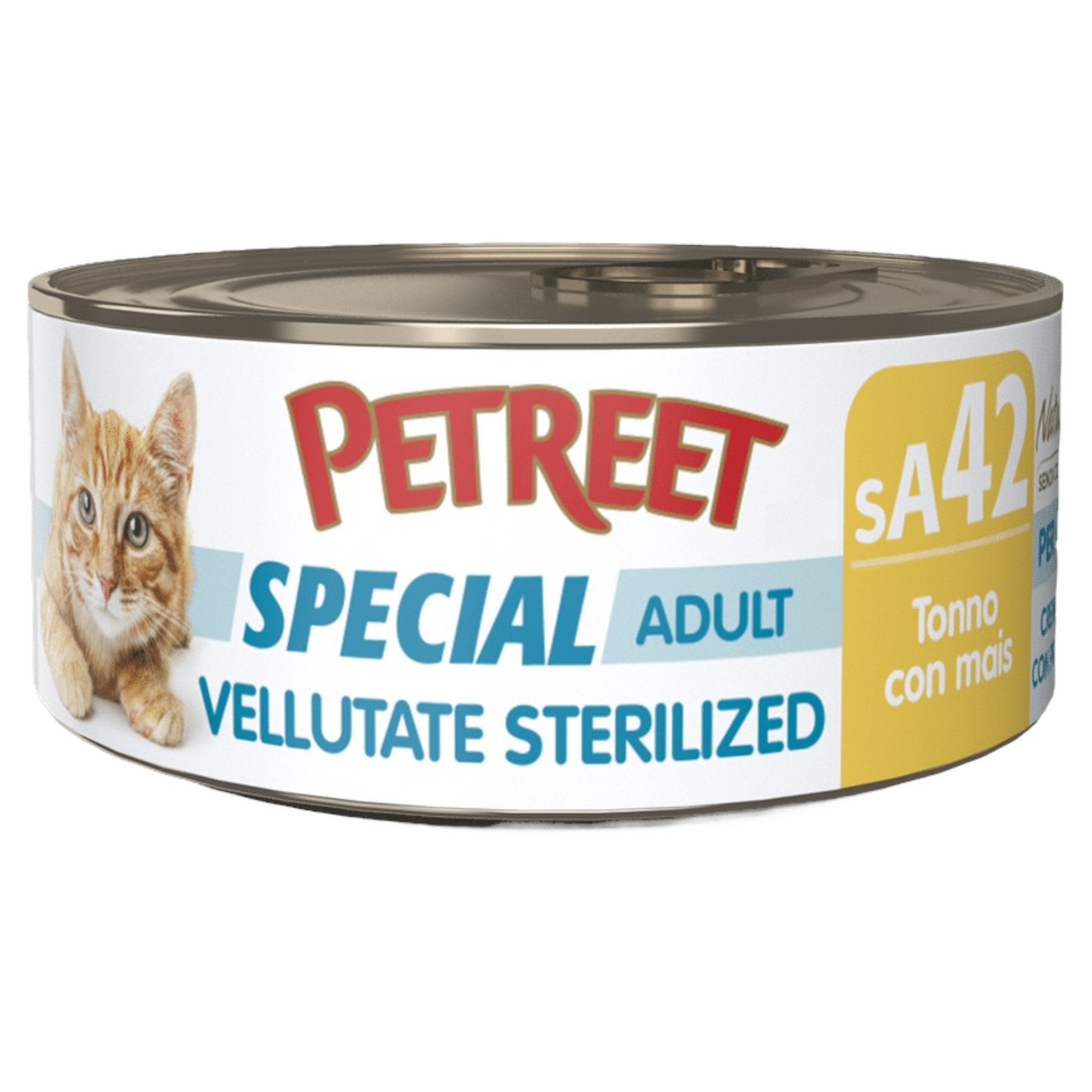PETREET SA42 Cat Sterilised Vellutata Tonno con Mais 70Gr
