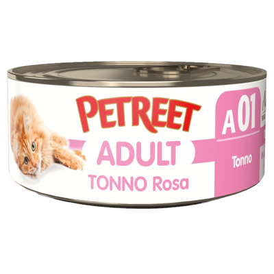 PETREET A01 Cat Tonno Rosa 70Gr