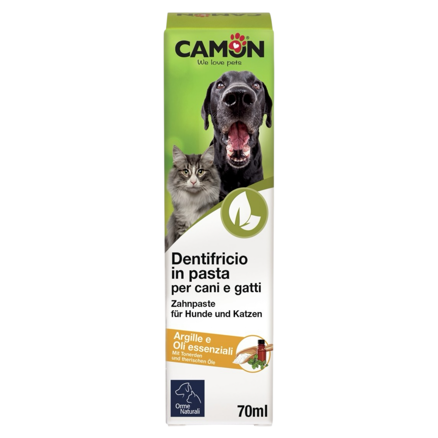 CAMON Dentifricio in Pasta Cane e Gatto 70ml