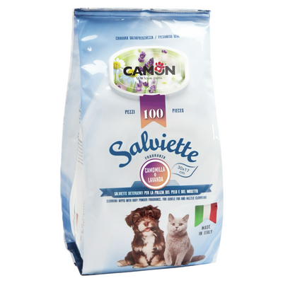 CAMON Salviette Camomilla&Lavanda Maxi Formato 100pz