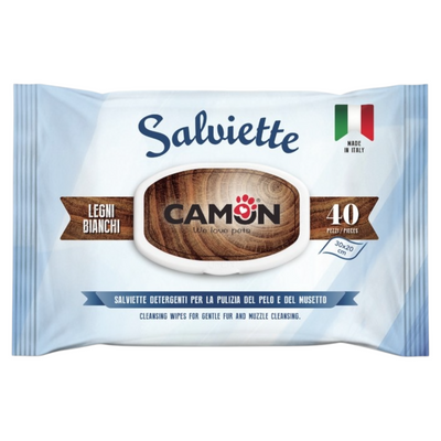 CAMON Salviette Legni Bianchi 40pz