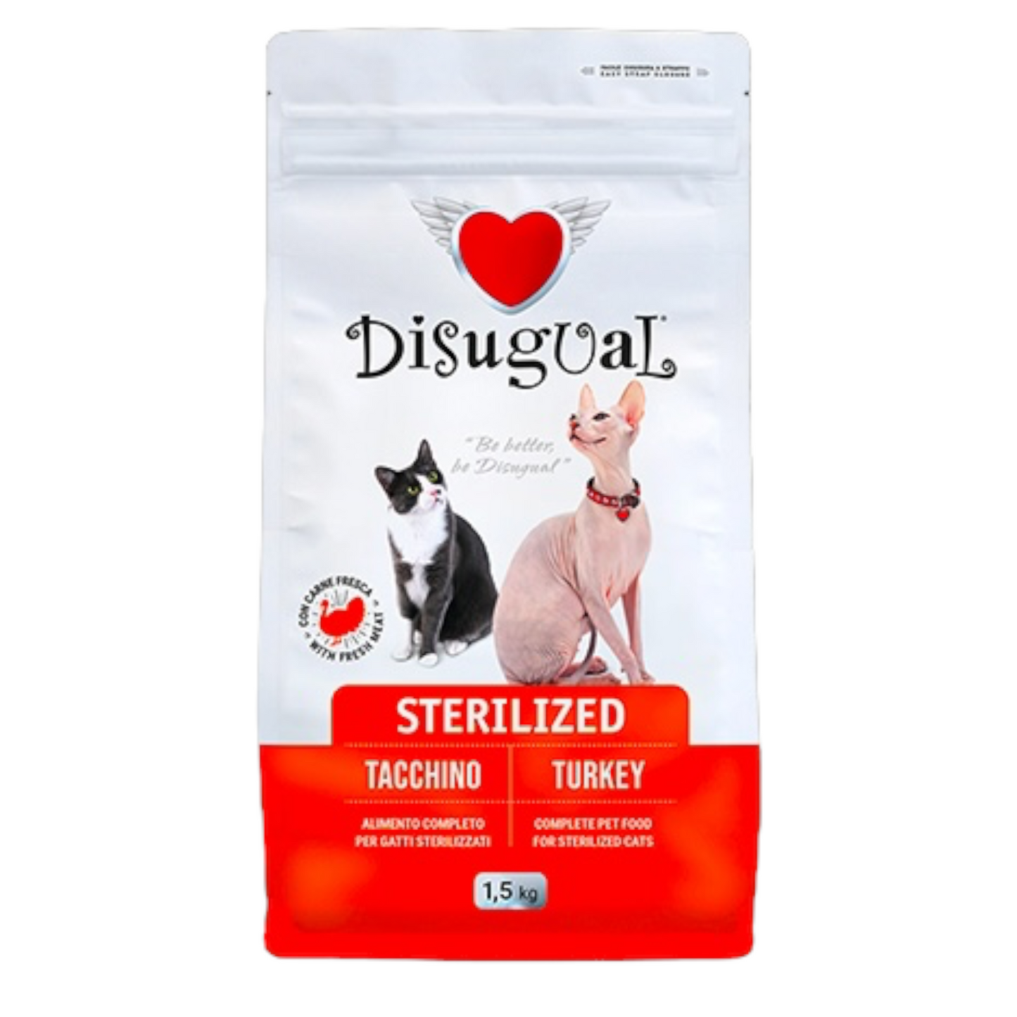 DISUGUAL Cat Sterilised Tacchino 1,5Kg