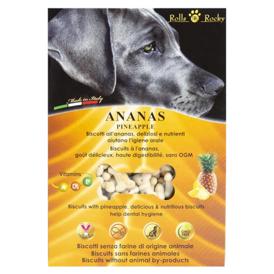 ROLLS ROCKY Biscotti Cane Ananas 300Gr