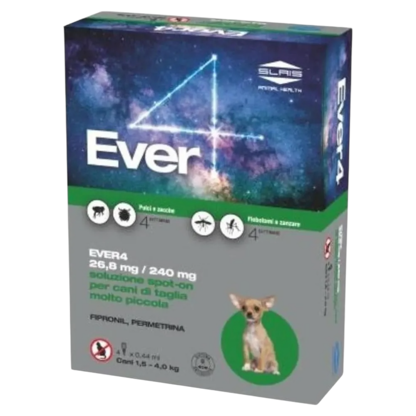 EVER4 Spot-On 1,5-4Kg Cane (4 Pipette)