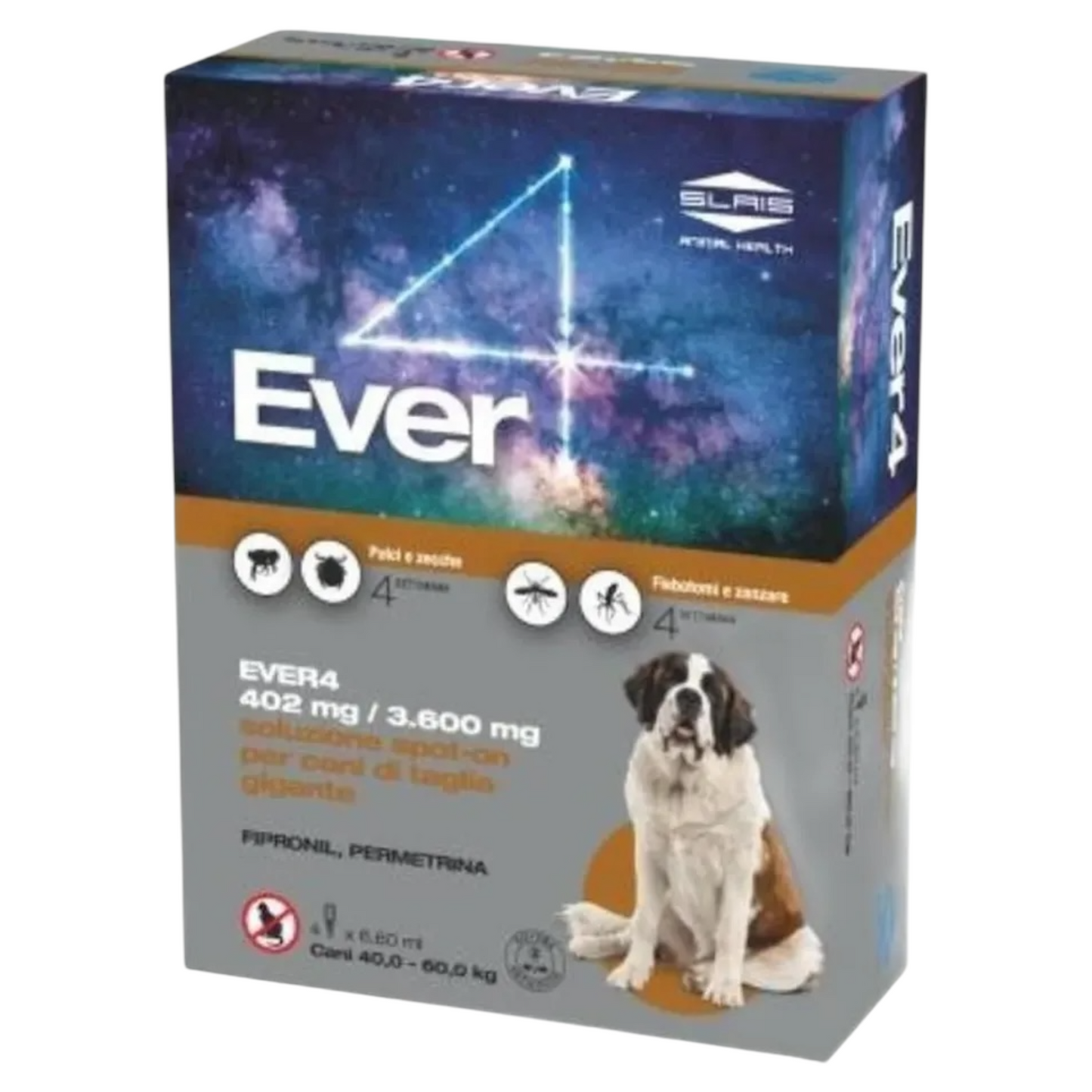 EVER4 Spot-On 40-60Kg Cane (4 Pipette)
