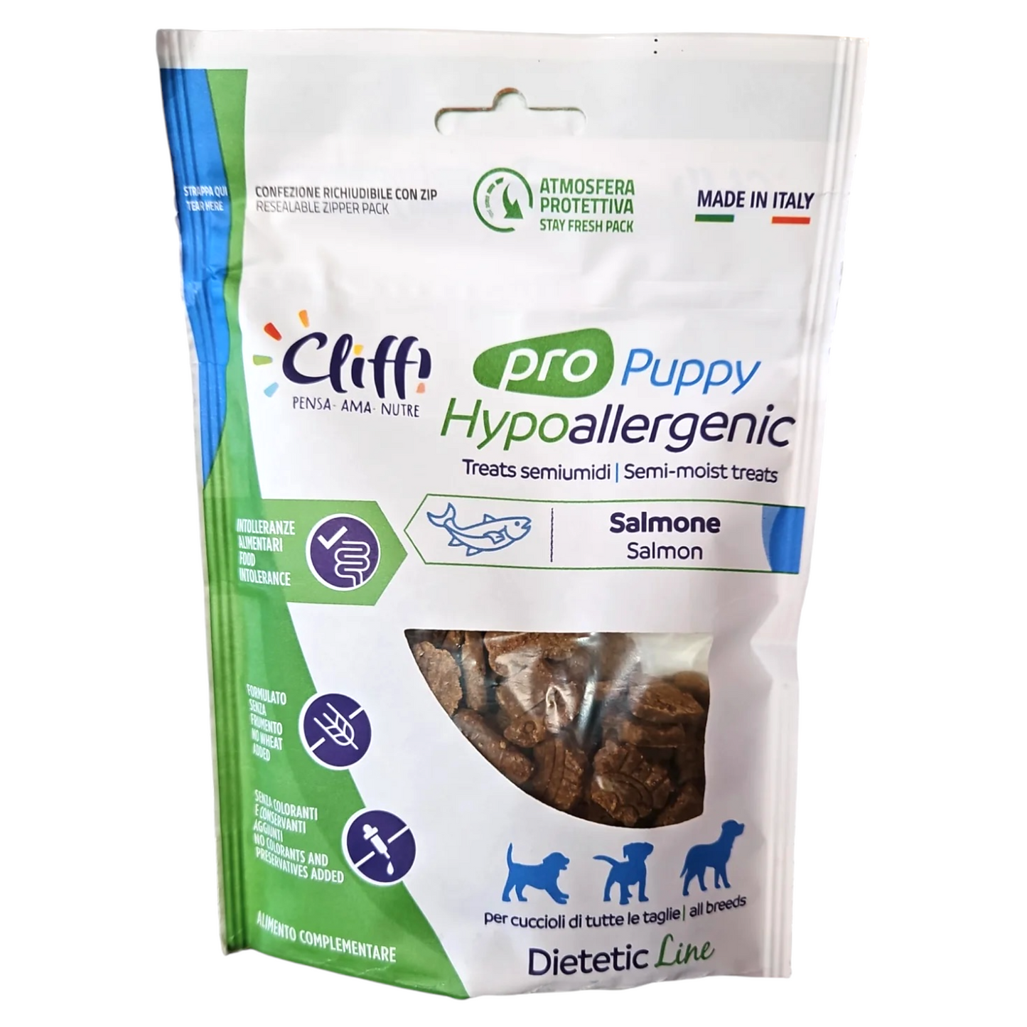 CLIFFI Snack Cane Puppy Hypoallergenic Salmone 100 gr