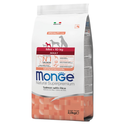 MONGE Cane Mini Adult Salmone 2,5Kg