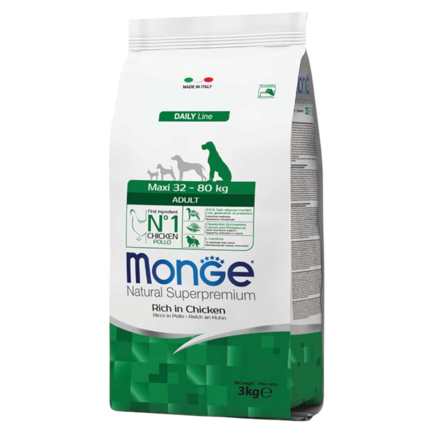 MONGE Cane Maxi Adult Pollo 12Kg