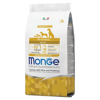 MONGE Cane All Breeds Adult Pollo Riso e Patate 12Kg