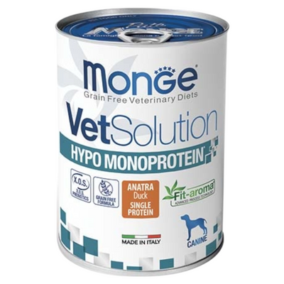 MONGE Vet Solution Cane Hypoallergenic Anatra 400Gr