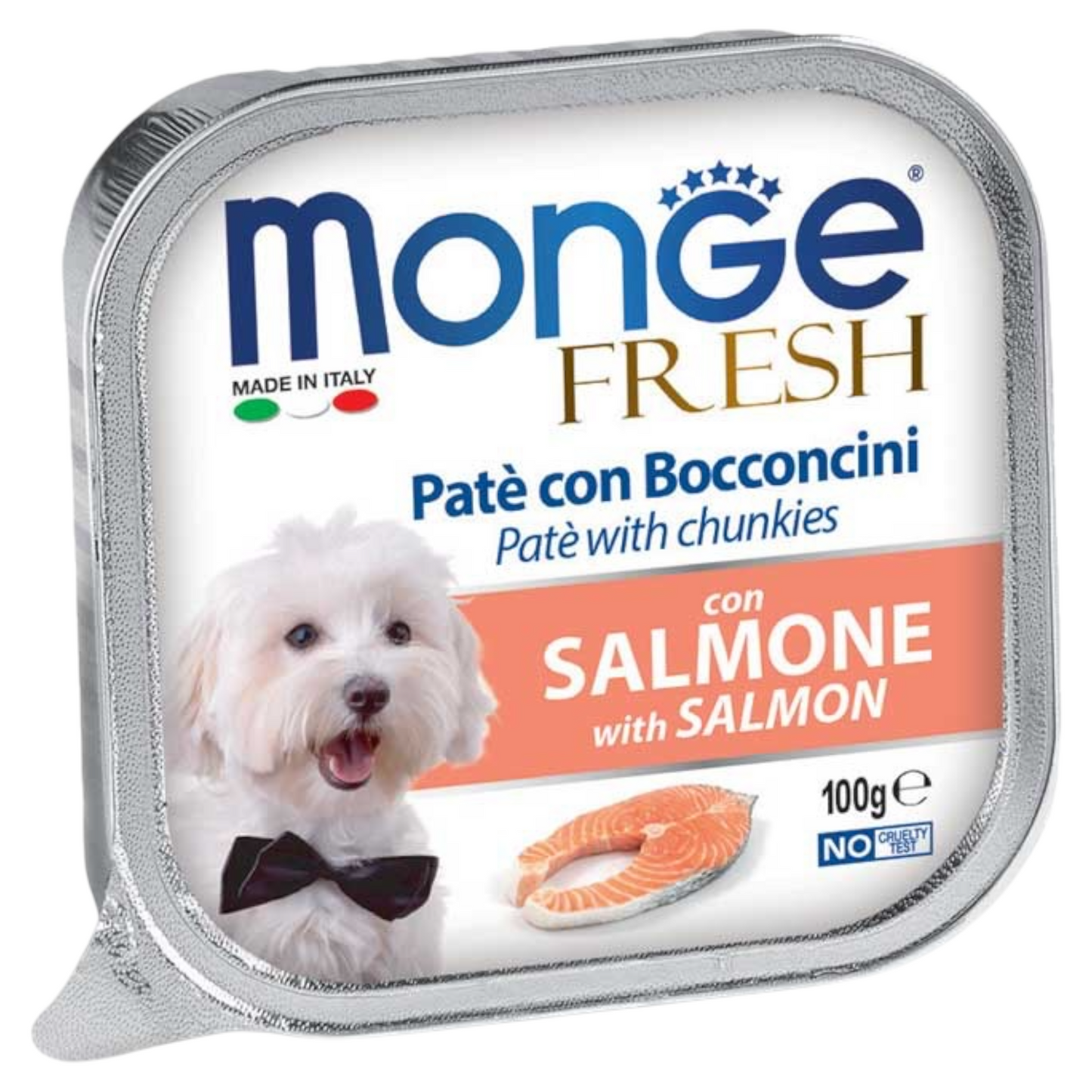 MONGE Fresh Cane Patè con Salmone 100gr