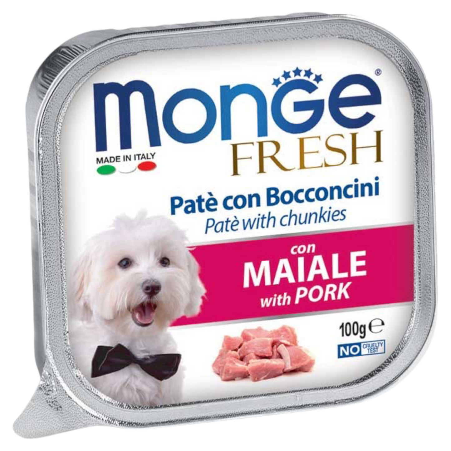 MONGE Fresh Cane Patè con Maiale 100gr