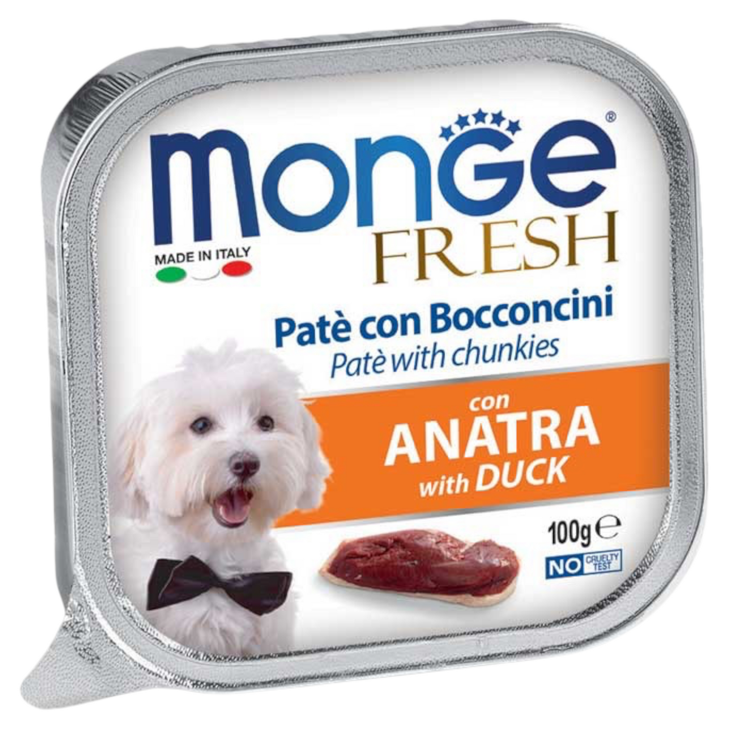 MONGE Fresh Cane Patè con Anatra 100gr
