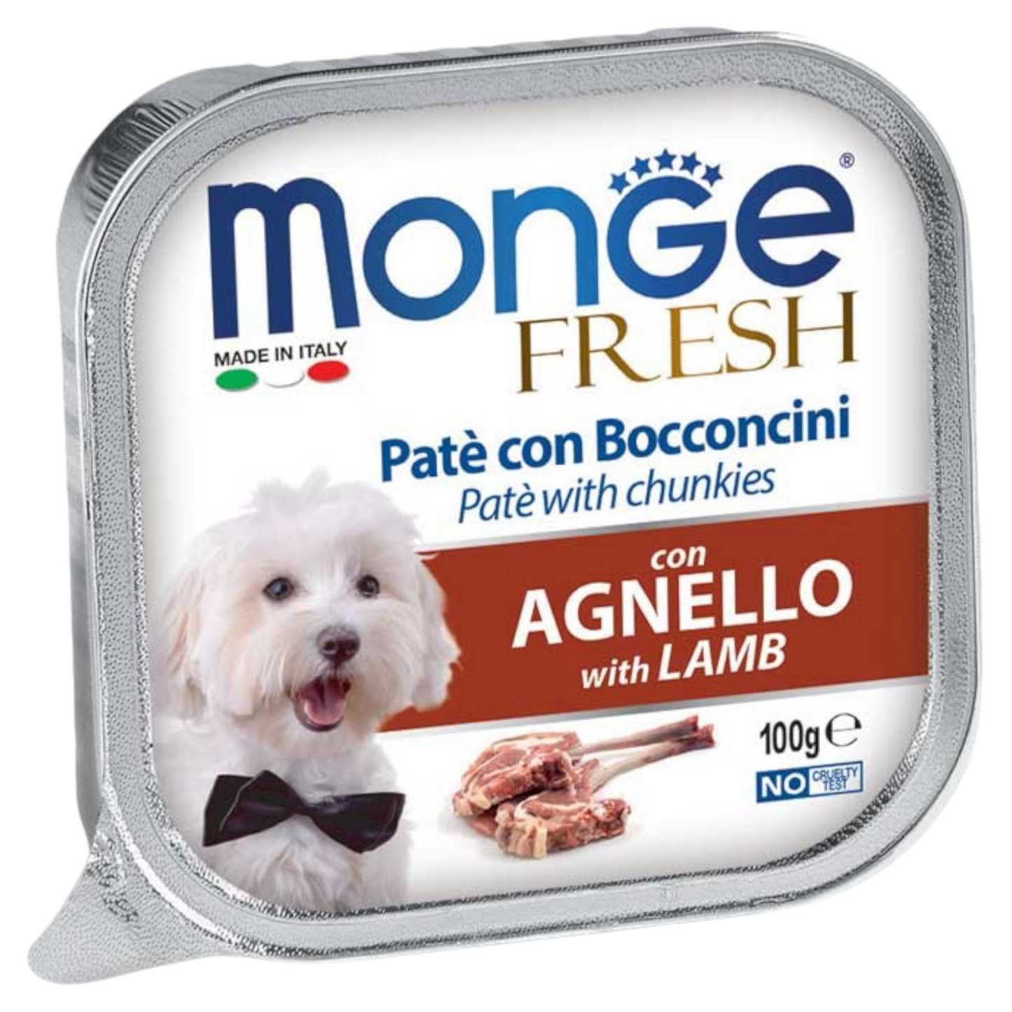 MONGE Fresh Cane Patè con Agnello 100gr