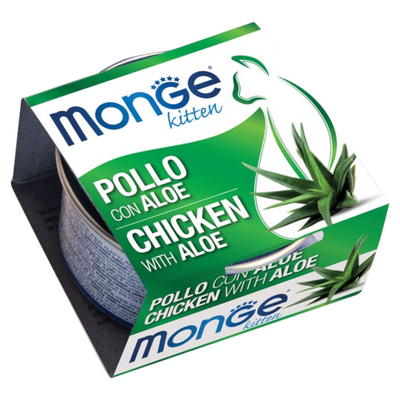 MONGE Fruit Gatto Kitten Pollo Aloe 80gr