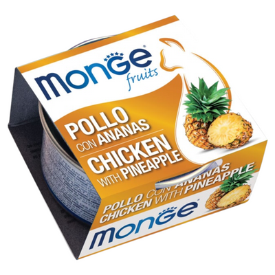MONGE Fruit Gatto Pollo Ananas 80gr