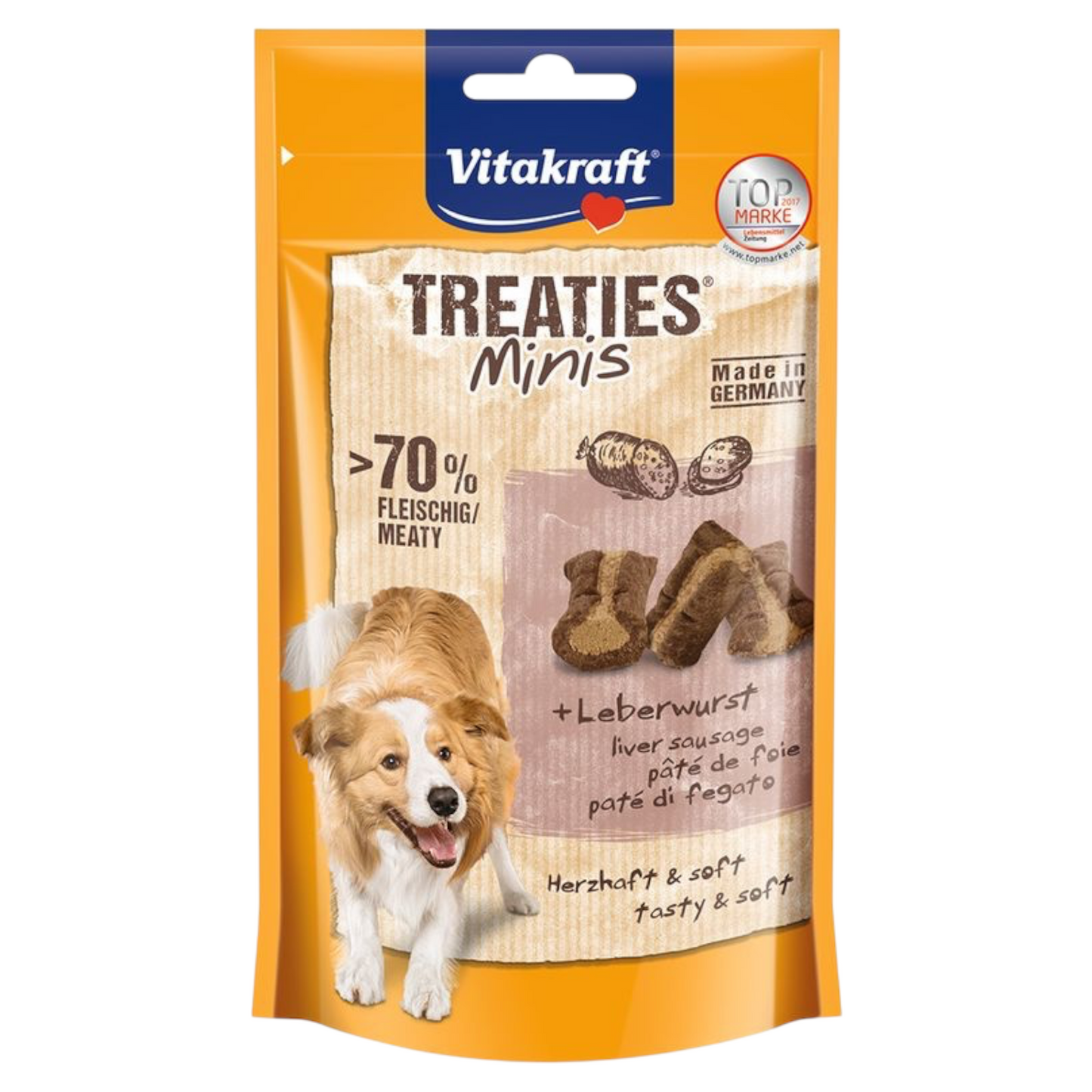 VITAKRAFT Snack Cane Treaties Minis Bits Fegato 48gr