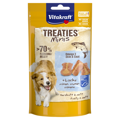 VITAKRAFT Snack Cane Treaties Minis Bits Salmone 48gr
